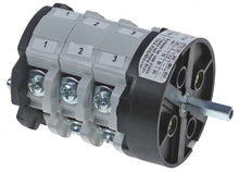 Intrerupator rotativ - comutator cu 3 pozitii 1-0-2, contacte 32 A, ax patrat - 345114