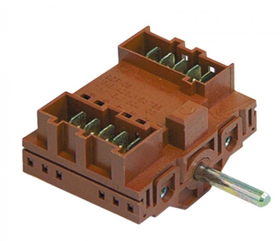 Comutator - selector cu 8 pozitii, ax ø 6x4,6 mm - 345169