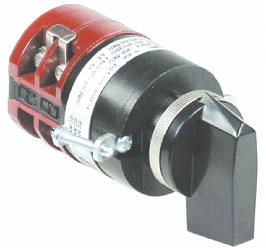 rotary switch 3 1-2-3 3 type GN2082U11 690V 20A shaft ø 6x6mm shaft length 23,5mm shaft square