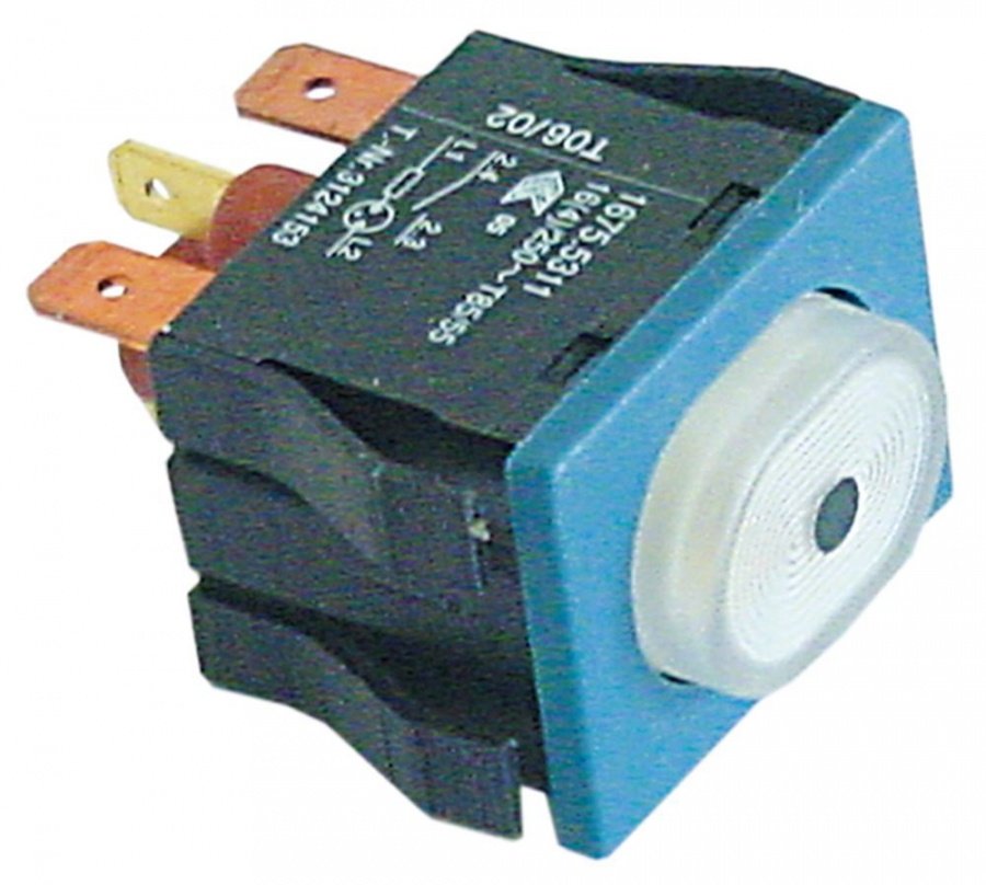 Intrerupator cu buton, fara retinere 30x22 mm - Cod 345436
