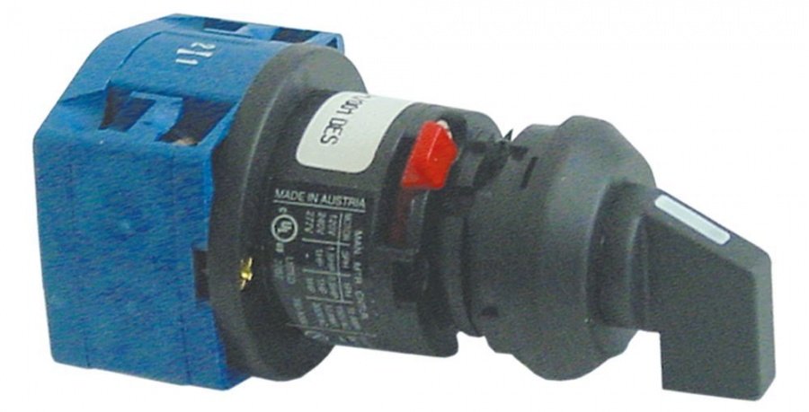 rotary switch 2 operating positions type  20A connection screw connection marking  code