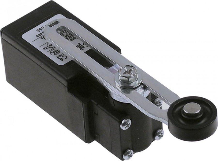 Intrerupator de pozitie Pizzato serie FR, cap orientabil cu rola reglabila, contacte 1NO+1NC - 345509