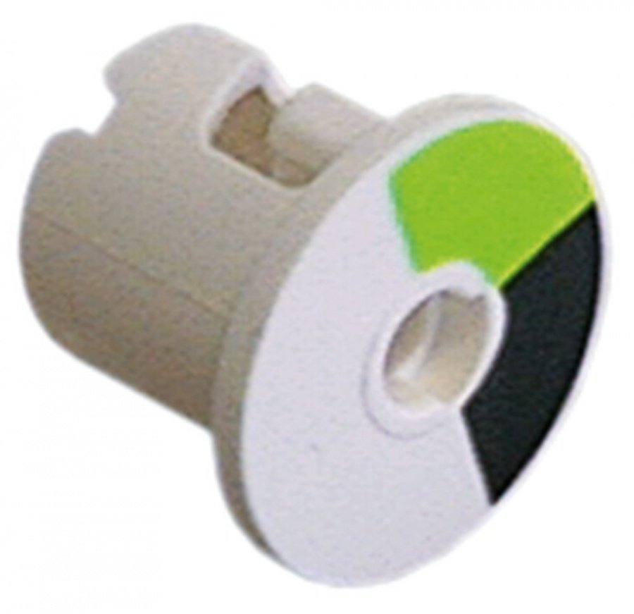 turntable black/green mounting ø 20,6mm - Code 345608