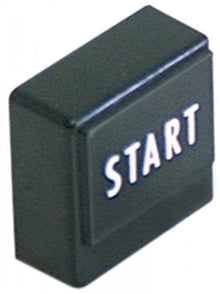 push button 23x23mm black symbol start - Code 345609
