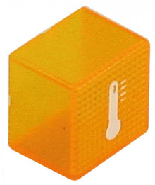 Lens orange symbol thermometer - code 345617