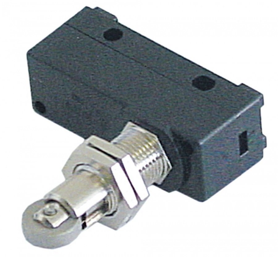 Micro intrerupator cu rotita, 16 A, 250 V, filet M10, forta apasare 300 grame - 345639