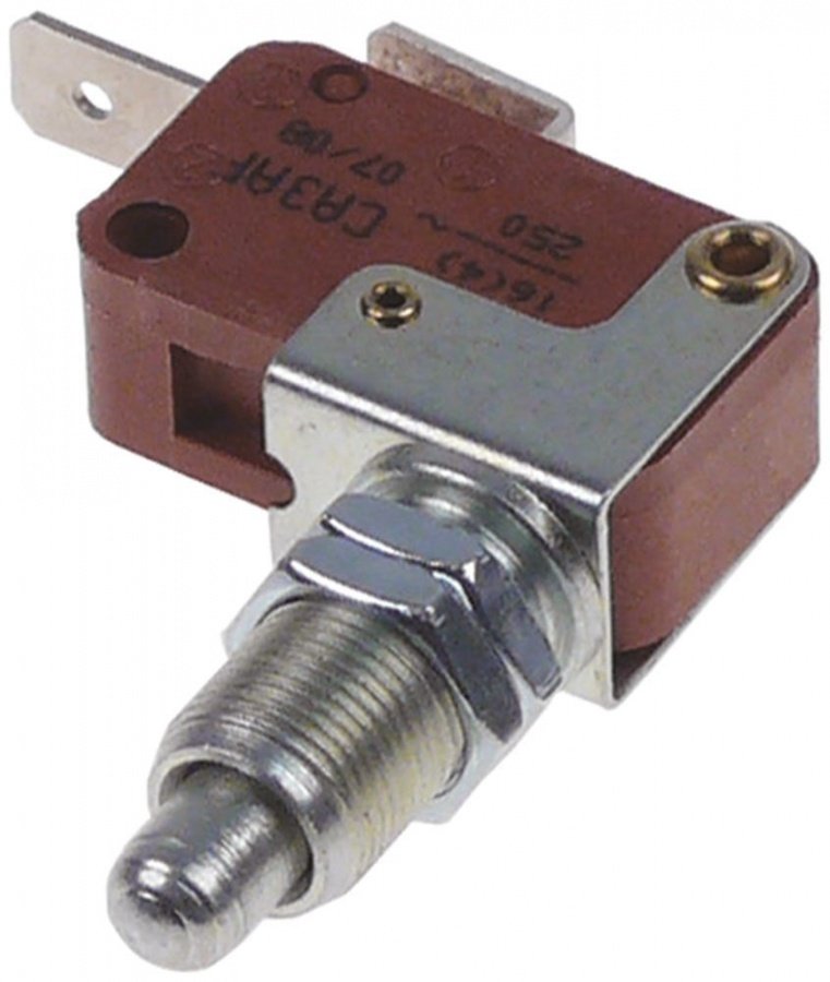 Microintrerupator cu pin, contact 1 NO, 16 A, 250 V, filet M10x0,75 - 345678