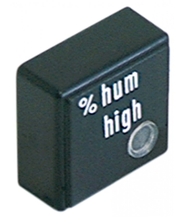 push button 23x23mm black symbol moisture - Code 345725