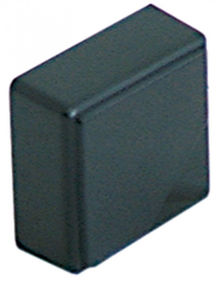 push button external size 23x23mm black - Code 345729