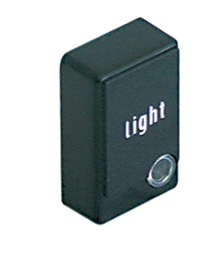 push button 30x18,5mm black symbol light - Code 345740
