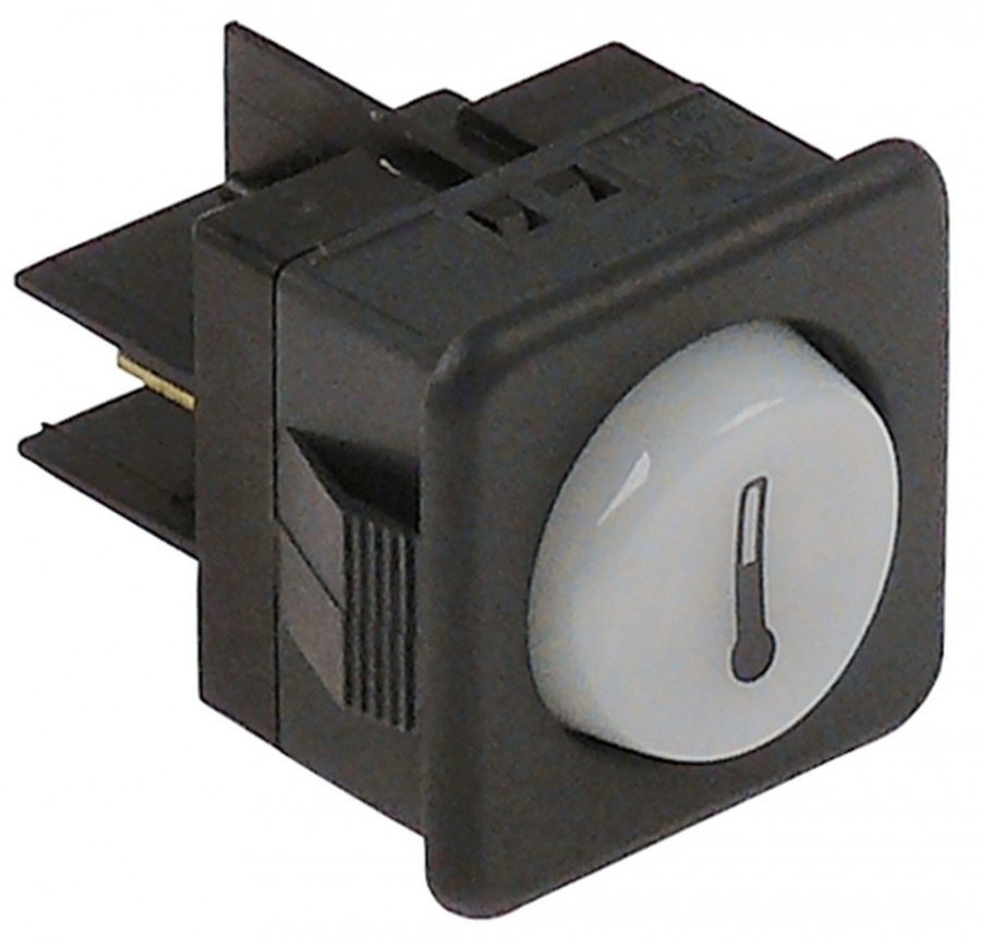 indicator lamp 26,5x25,6mm 230V white - Code 345796