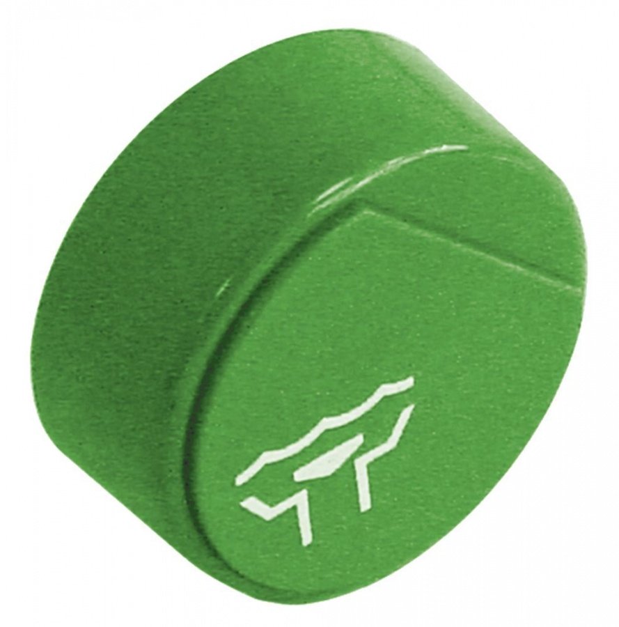 push button ø 23mm green symbol outflow - Code 345852