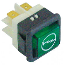 indicator lamp 26,5x25,5mm 230V green - Code 345853