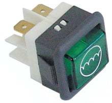 indicator lamp 26,5x25,5mm 230V green - Code 345854