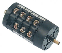 Intrerupator rotativ - selector BREMAS serie A1200 tip EN60947-3, CS0128618 cu 5 pozitii rotatie 1-2-3-4-5-6, ax 5x5 mm, 12 A, 400 V - 345916