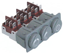 Intrerupator triplu, montare 28,5 x 77,5 mm - 345946