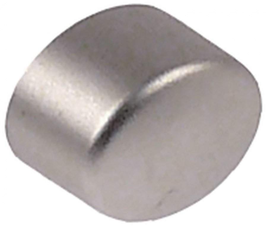Buton oval 17x13 mm, argintiu - 346035