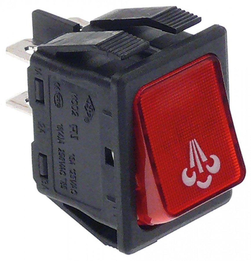 Comutator 30x22mm, 2NO, 250V, 16A - 346046