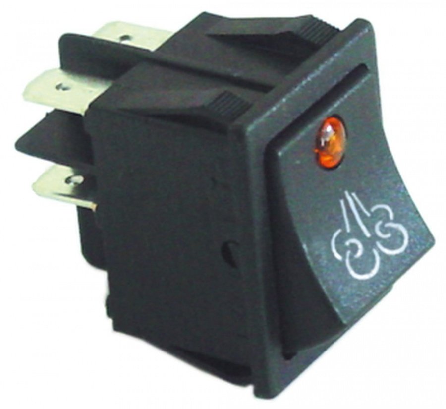 Comutator 30x22mm, 2NO, 250V, 16A - 346164