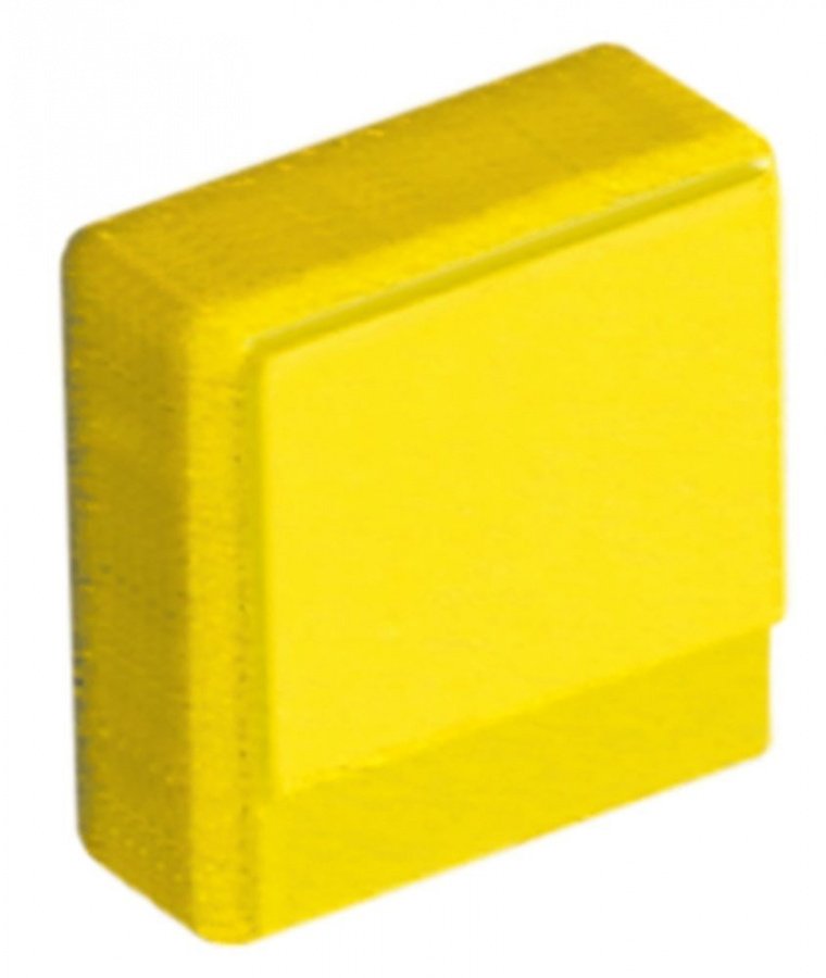 Capac galben pentru intrerupator 23 x 23 mm - 346214