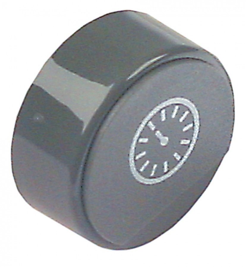 push button ø 23mm grey symbol clock without lens - Code 346256