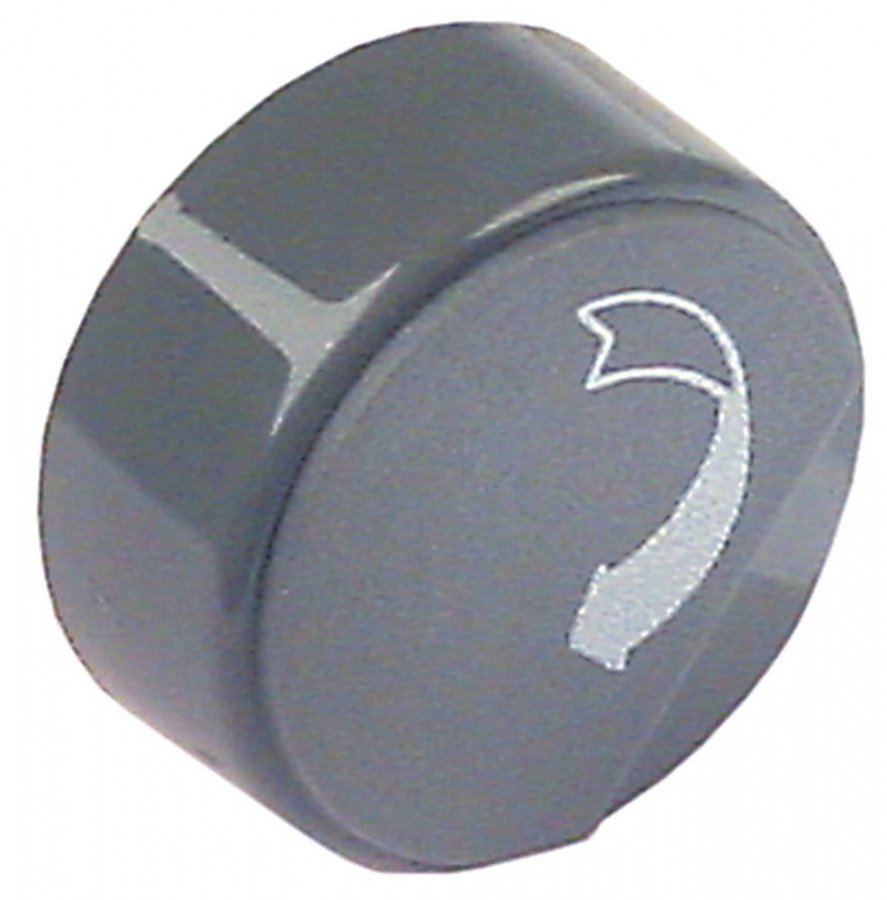 push button ø 23mm grey symbol arrow without lens - Code 346258