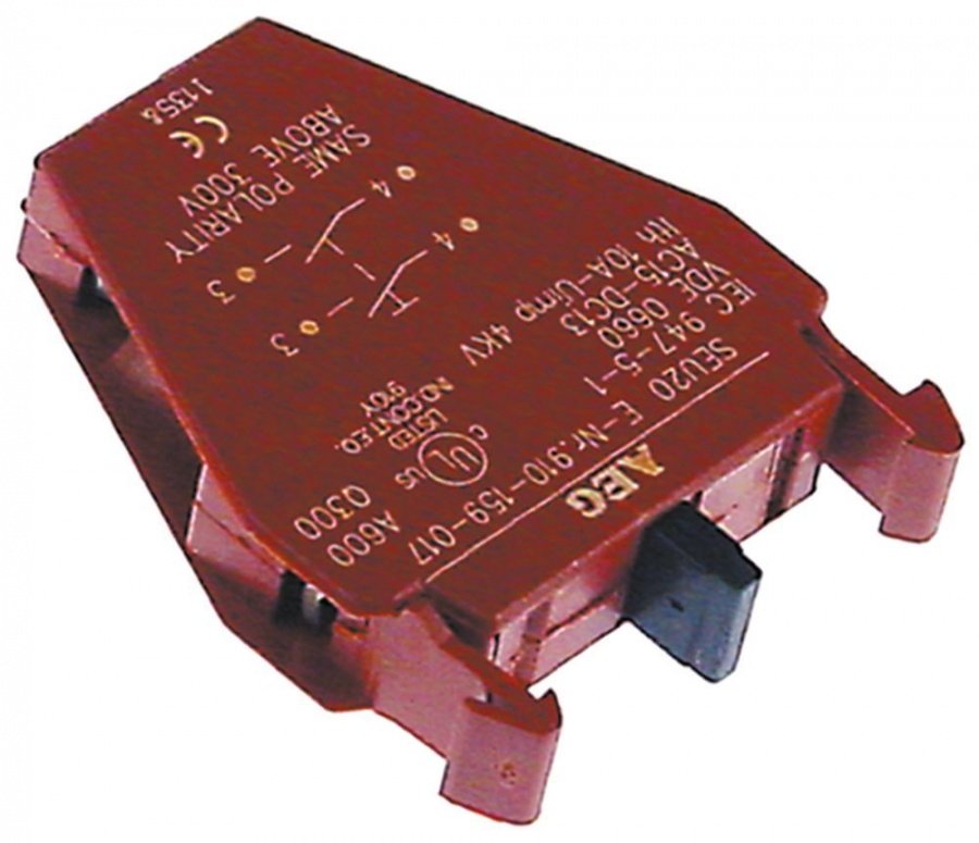 Contact intrerupator GE P9B20VN, 2NO, max. 660 V, 10 A - 346322