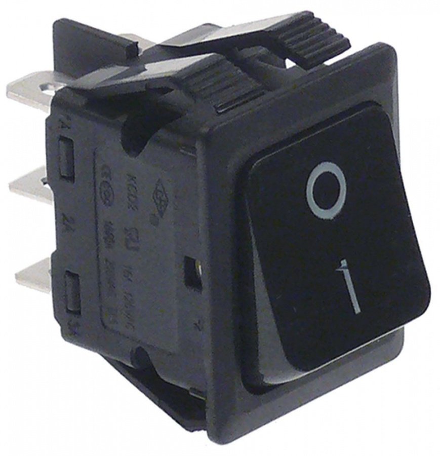 Intrerupator basculant 30 x 22 mm, contacte 2NO, 16 A, 230V - 346377