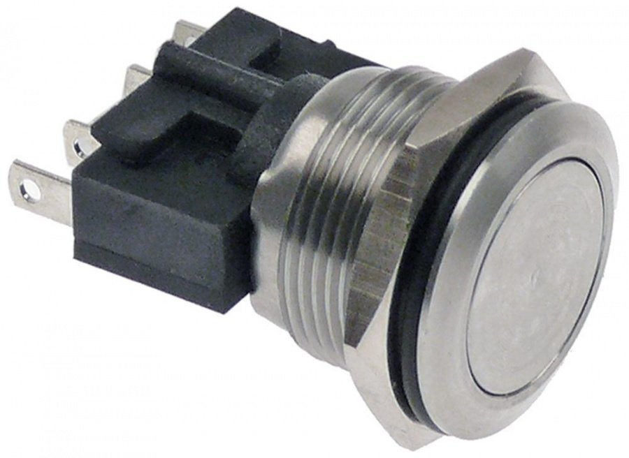 Intrerupator - buton fara retinere ø 19,2 mm, 1NC/1NO, 250 V, 5 A - 346414