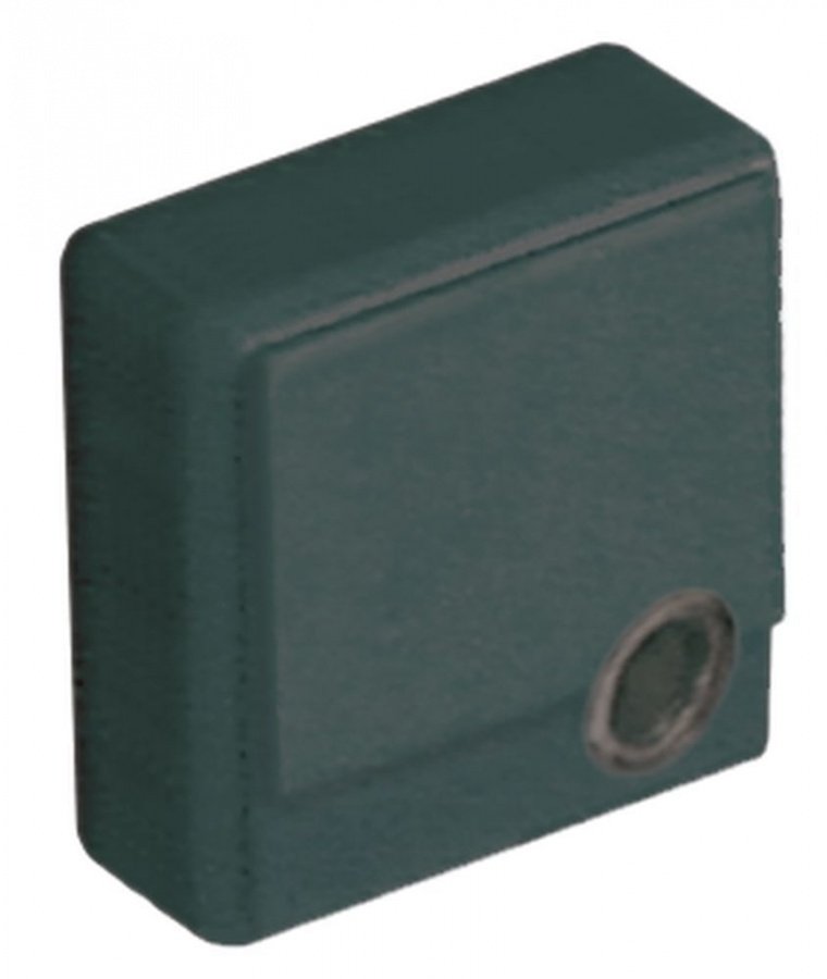 push button size 23x23mm black - Code 346492