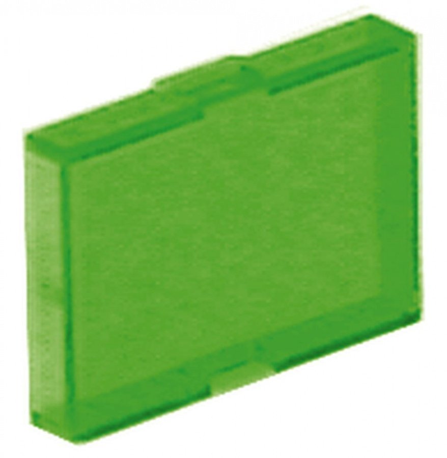 bezel rectangular green