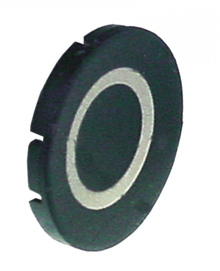 button plate black O