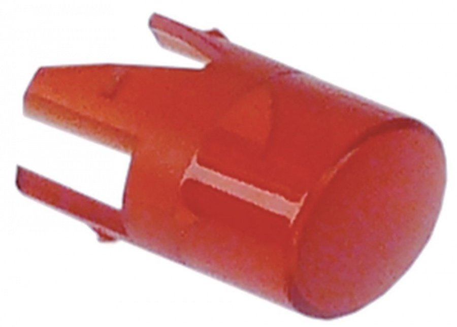 Capac lentila 17x13 mm rosu - Cod 346823