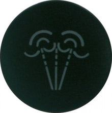 Buton negru, ø 21 mm - Cod 346860