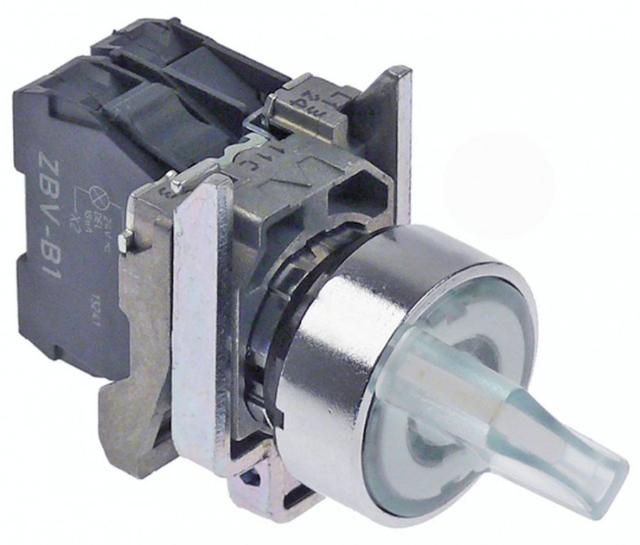 rotary selector white lighted latching switching sequence 0-1 rotation angle 90°