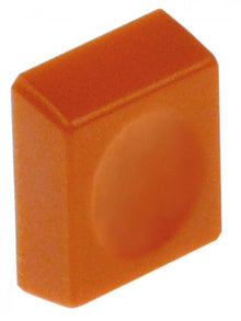 push button L 25 mm W 19,5 mm orange