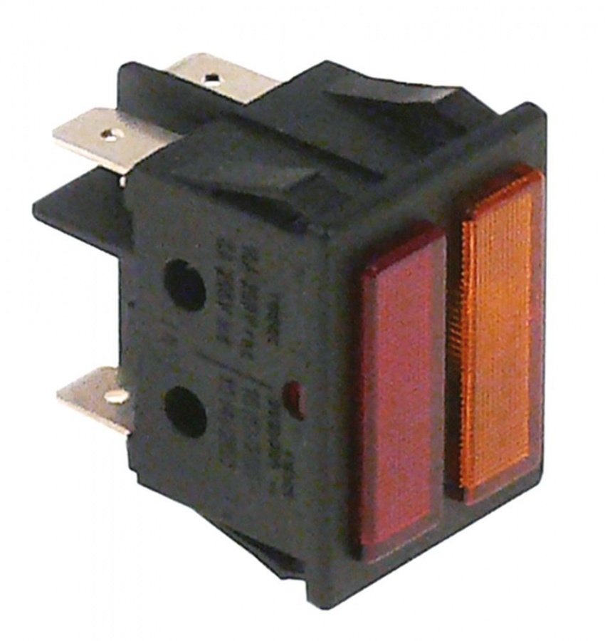 indicator lamp 30x22mm 230V yellow/red - Code 346968