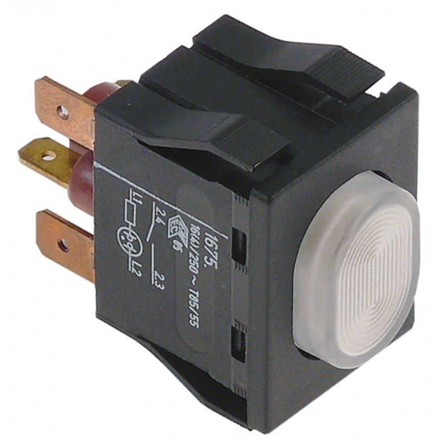 Intrerupator cu buton 30x22 mm - Cod 347024