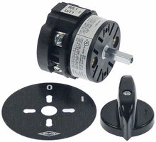 Comutator cu 2 pozitii, 20 A, ax 5x5 mm, lungime ax 18 mm, BREMAS serie A1700 - 347085