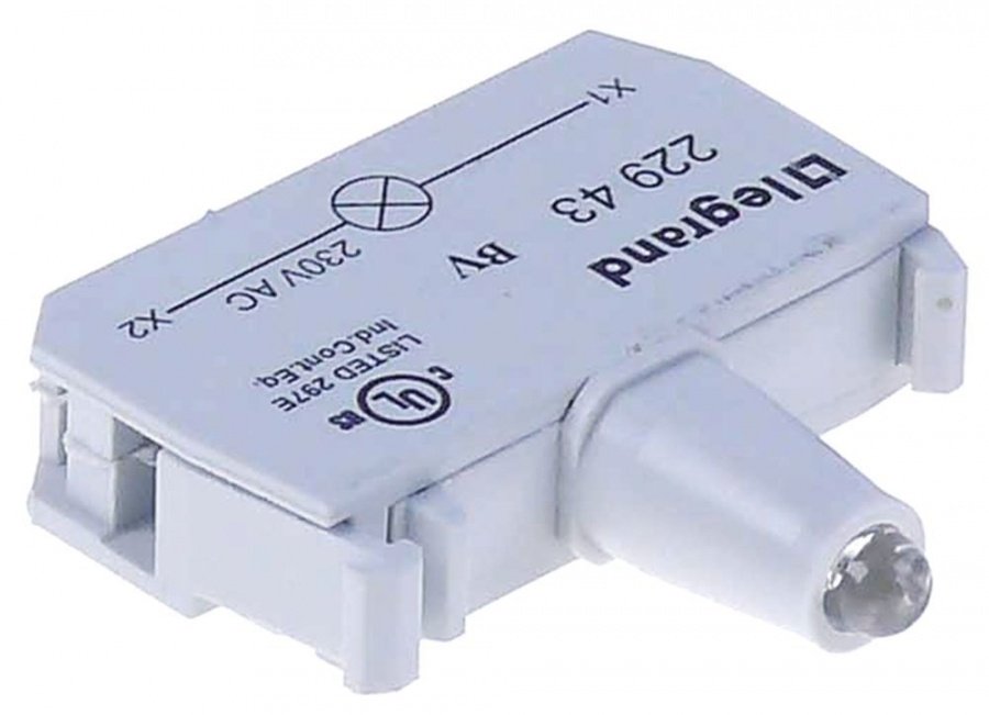 lamp element 230V AC blue