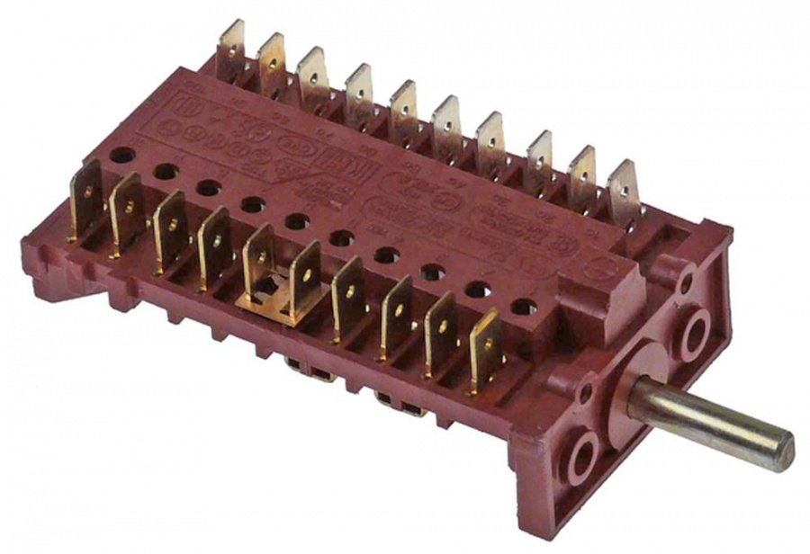 operation switch 6 operating positions switching sequence 0-1-2-3-4-5 16A shaft ø 6x4,6mm