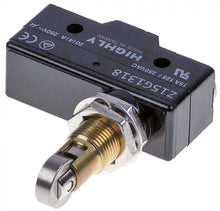 Micro intrerupator cu rola, contact 1CO, 20 A, 250 V, max. 125°C - 347096