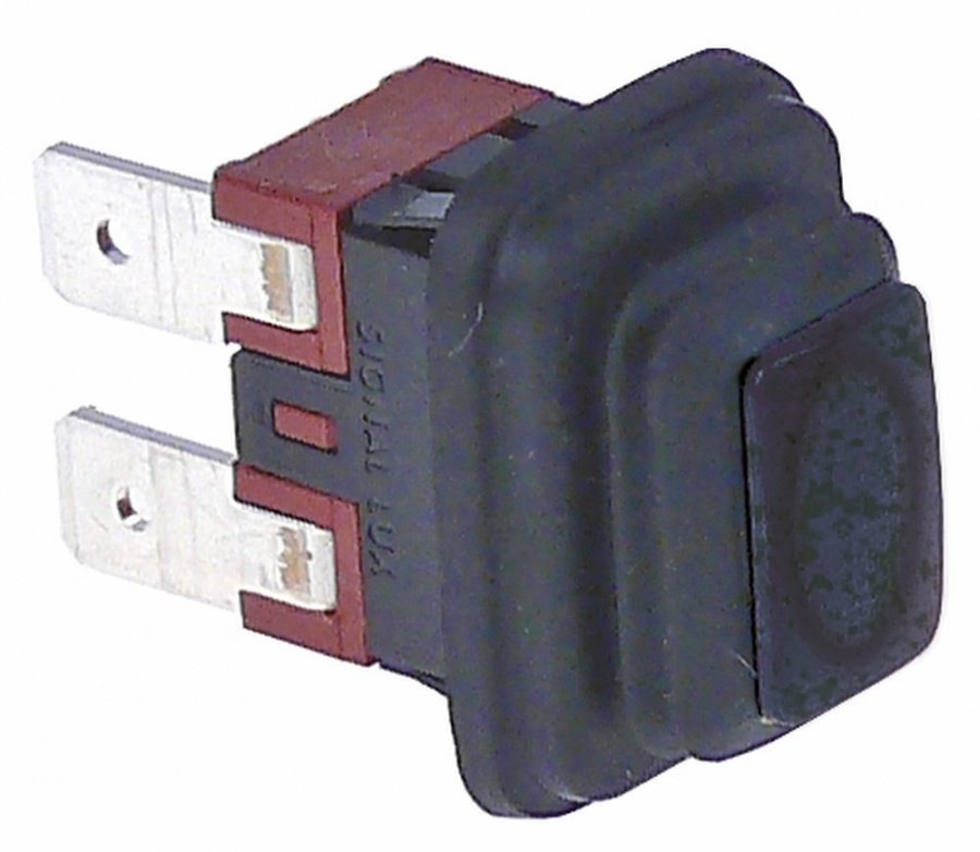 Intrerupator cu buton 19x13 mm, contact 1NO, 16 A, 250 V - 347106