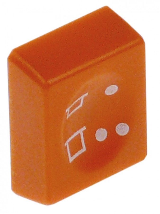 push button L 19,5mm W 25mm symbol regeneration - Code 347134