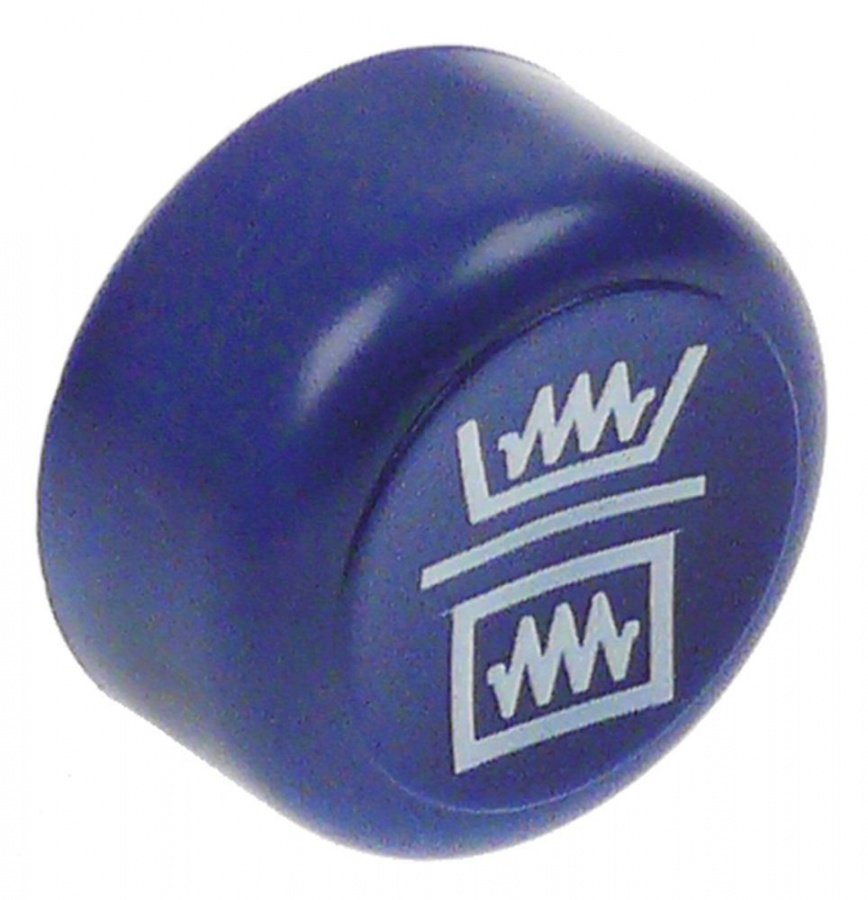 push button ø 25mm blue symbol heating - Code 347137