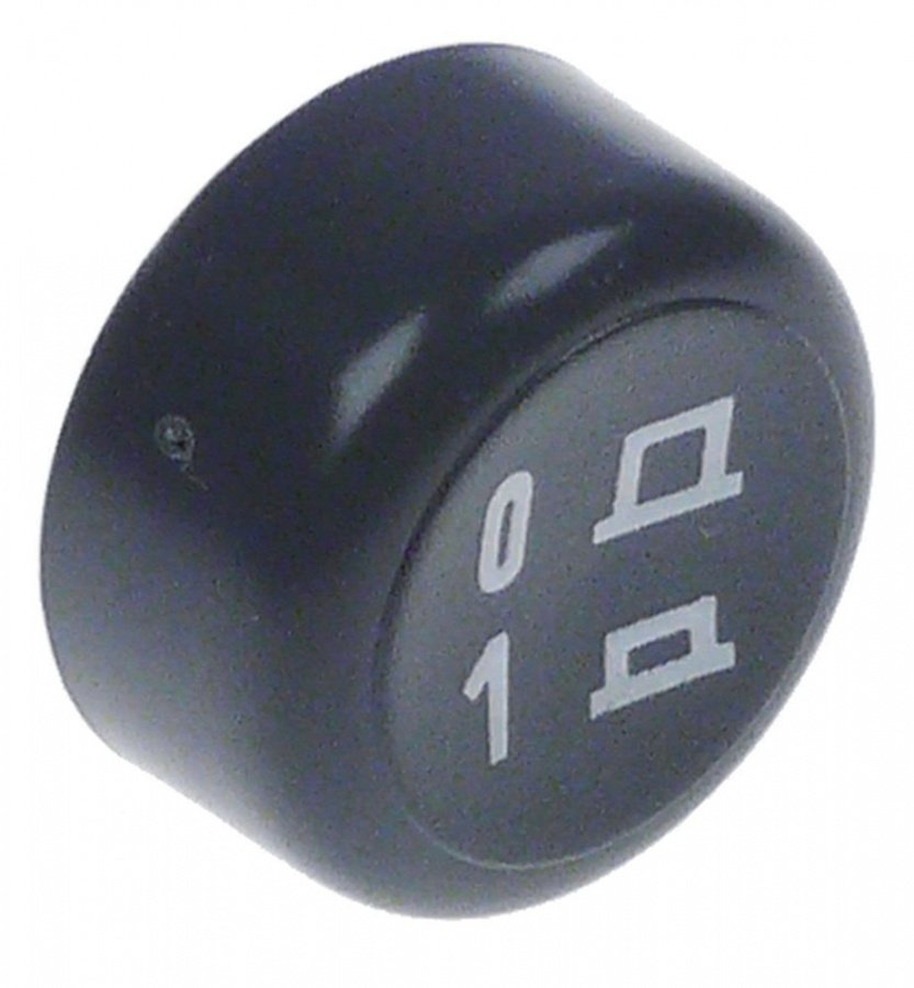 push button ø 28mm grey symbol ON/OFF - Code 347138