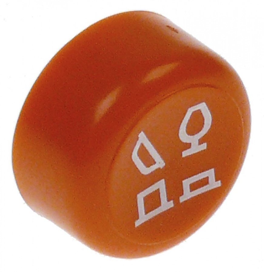 push button ø 25mm orange symbol program - Code 347146