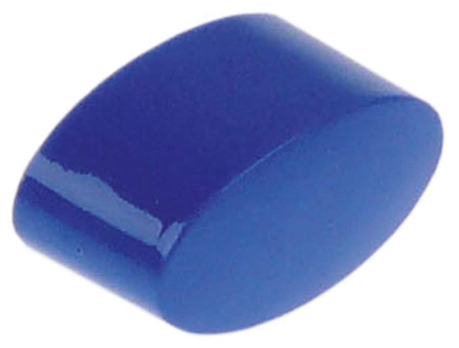 Buton intrerupator oval 11x21 mm, albastru - 347152