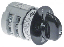 rotary switch 0-1 momentary switch 3 -poles 12 A shaft 5x5mm shaft length 18 mm - Code 347187