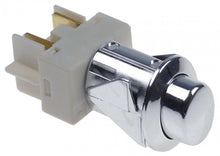 Buton intrerupator cromat 20,6x16,4 mm, contacte 2NO, 250 V, 16 A - 347205